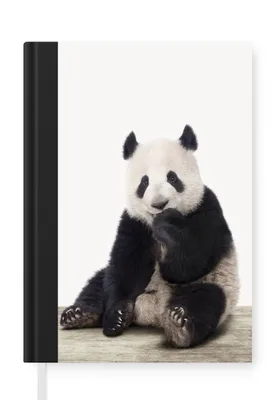 Obrázok produktu pre MuchoWow® Zápisník Denník Rozpočet A5 Panda - Zvieratá - Chlapci - Dievčatá - Medveď panda