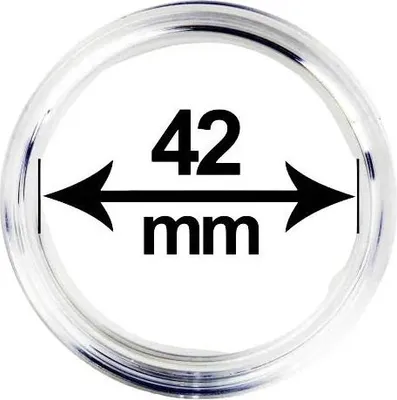 Obrázek produktu pro Kapsle (pouzdro) na mince, vnitřní průměr 42 mm