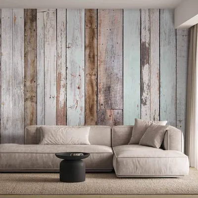 Produktbild von Selbstklebende Folie Fototapete - Multi-colored Boards 245x175 cm Muster f-C-0423-a-a