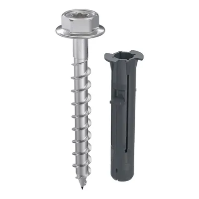 Produktbild von GEBERIT 111089001 Set Holzschraube und Dübel