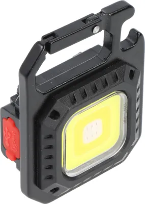 Imagen del producto de Lámpara LED recargable XCell Akku, modelo Square, con hasta 1000 lúmenes de brillo, mini lámpara, recargable, con LED COB de 3 colores