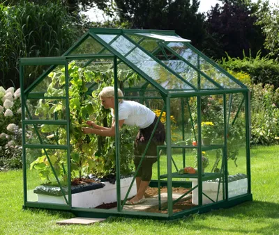 Produktbild von Vitavia  Gewächshaus Venus 3800 ESG 3mm, grün, 261065