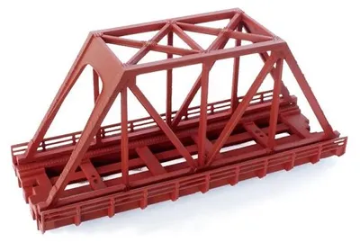Produktbild von Rokuhan 7297088 - Z - Kastenbrücke rot, 110 mm, eingleisig - Neu