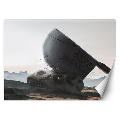 Produktbild von FOTOTAPETE Abstrakt Angriff auf die Vergangenheit 450x315 cm VLIES Tapete Wandtapete Wandbilder Wanddekoration Design Wohnzimmer Schlafzimmer Flur Büro Küche