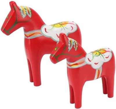 Zdjęcie produktu dla Drewniana figurka konia, ozdoba, pamiątka, duża, wymiary: 23,5 x 15 x 6 cm
