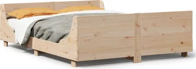 Obrázok produktu pre vidaXL Posteľ z masívu bez matraca 135x190 cm borovicové drevo