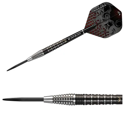 Produktbild von Mission | Makara M2 | Steeldarts | 90% Tungsten | 23g | Graphite PVD Black | Dartpfeile Set