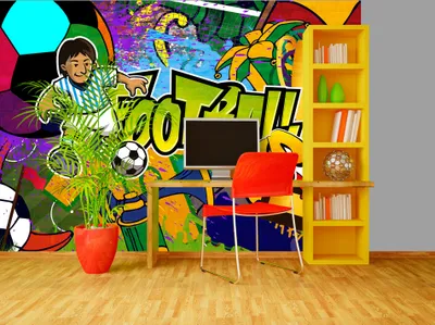Produktbild von Vlies Fototapete 400x280 cm Tapeten Wandtapete XXL Football 10110905-38