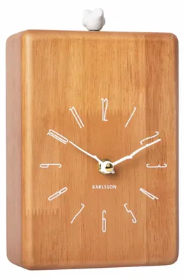 Produktbild von Karlsson - Wanduhr Rama Cuckoo - Dunkles Holz - 6x14x20cm