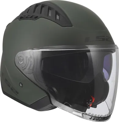 Produktbild von Ls2 of600 Copter II solider Jethelm Helm of600 Copter i militärgrün gr. xl