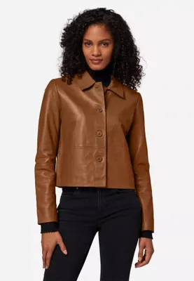 Produktbild von Damen Lederjacke Ricano CECILA – cognac / L