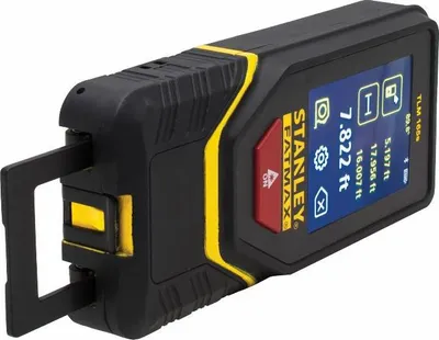 Produktbild von Stanley TLM165, LCD, m, Schwarz, Gelb, IP54, Alkali, AAA