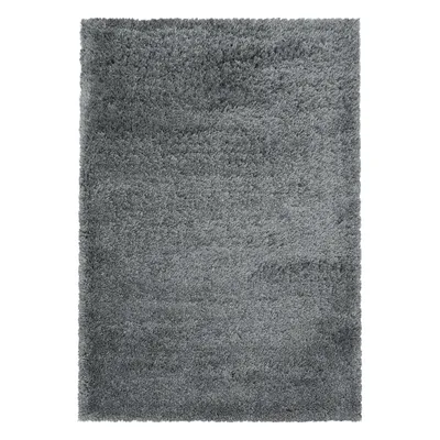 Produktbild von Hochflor Teppich FLUFFY Hellgrau 80 x 150 cm