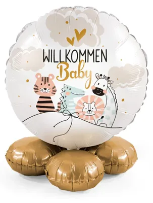 Produktbild von Folienballon Bouquet "Baby Little Friends"