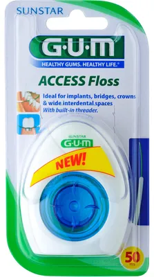 Zdjęcie produktu dla Nić dentystyczna Gum Access Floss 50 zastosowań 1 szt