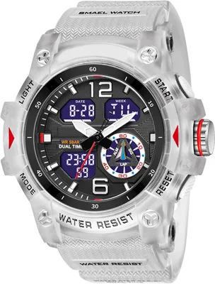 Produktbild von findtime Militär Herrenuhr Digital Analog, 5ATM Wasserdicht, LED, Kalender Wecker Stoppuhr, Tactical Outdoor Sportuhr