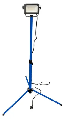 LED-Baustrahler 30W 3600lm mit Stativ, höhenverstellbar, IP65