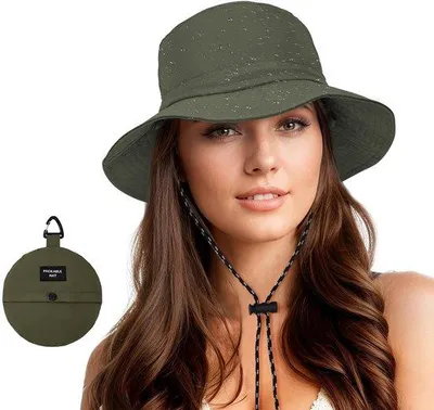 Produktbild von Jungelhut - Herren Damen Größe 54/56 Outdoor Hut UV Hut Cowboy Hut - grün