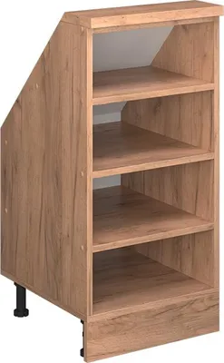 Produktbild von Dachschrägenschrank Vicco Rion Weiß 40 x 81.6 cm mit 4 Fächern, Model 57349