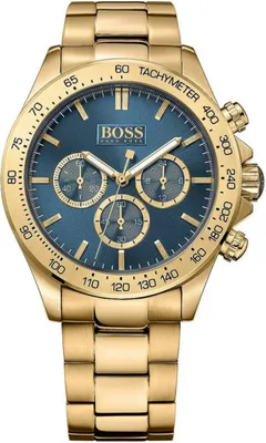 Hugo Boss Sport Herrenuhr Armbanduhr Blaues Zifferblatt