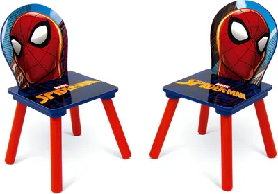 Produktbild von Kinderholztisch + 2 Stühle SPIDERMAN, SM14177