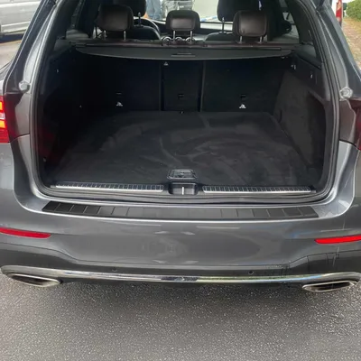 Image de Protection Seuil de Pare-chocs Arriére pour Mercedes GLC X253 2015-2021 Noir
