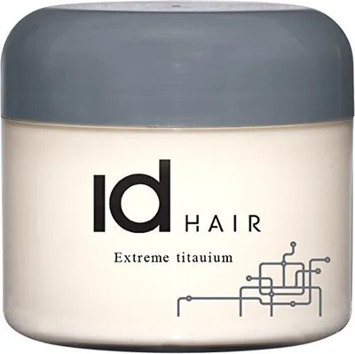 Produktbild von Id HAIR Extreme Titanium Professional Hair Wax for Men Extreme Hold and Medium Shine for Short Hair Paraben Free 100ml