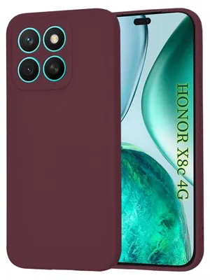 Produktbild von Techsuit – SoftFlex Hülle für Honor X8c – pflaumenrot