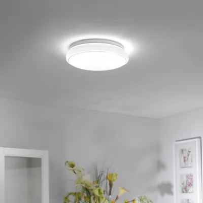 Zdjęcie produktu dla Lampa sufitowa LED, ściemniana, pilot, aplikacja, D 35 cm