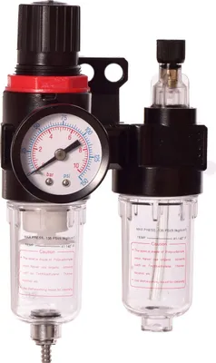 Image de Filtre avec rducteur et lubrificateur pour outils ncessitant une lubrification 1/4" Technic AFC2000
