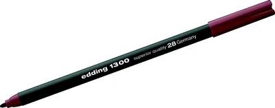Produktbild von Fasermaler edding 1300 color pen englischrot Packung mit 5 Stück
