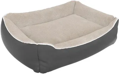 Produktbild von Hundebett und Katzenbett, cremefarben, 84 x 66 x 19 cm