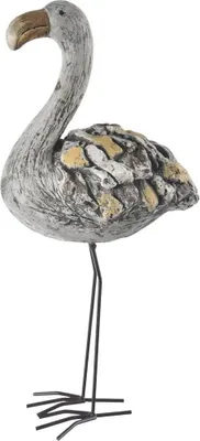 Obrázek produktu pro INDECOR Ebi Plaměňák 28 x 17 x 60 cm, keramika, vzor kámen X14123