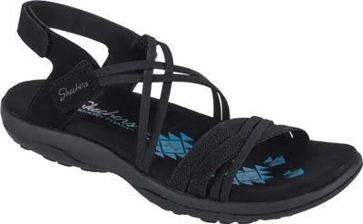 Obrázek produktu pro Skechers REGGAE SLIM - TAKES TWO sandály stretch fit dámské sandály černé, velikost bot:40 EU