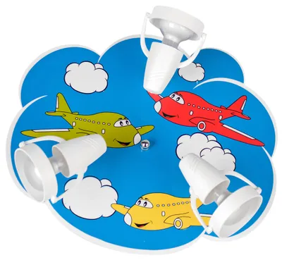 Image de Lampe pour enfants Plafonnier - Avions