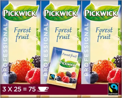 Produktbild von Pickwick - Professional Waldfrüchte - 3x 25 Teebeutel