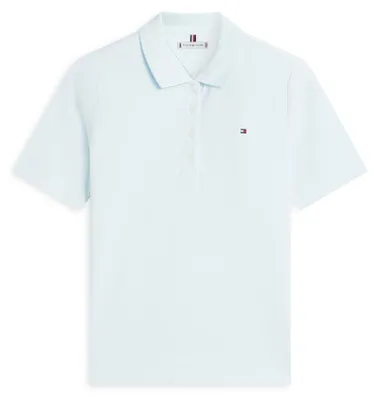 Produktbild von Tommy Hilfiger Damen 1985 Reg Pique Polo Ss Ww0Ww43224, Blau, XXS