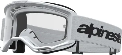 Produktbild von Alpinestars Vision 3 Wordmark Motocross Brille, weiß/schwarz, Einheitsgröße
