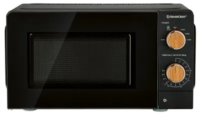 Produktbild von SILVERCREST Mikrowelle Erhitzen Auftauen 17Liter 700Watt SMW 700 C1 schwarz