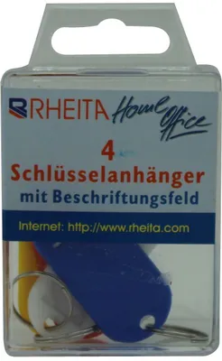 Produktbild von 4 Schlüsselanhänger mit Beschriftungsfeld