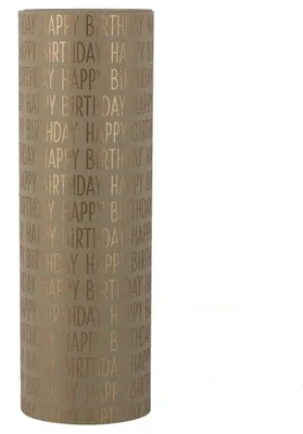Immagine prodotto di Carta da regalo HomeBound, "Buon Compleanno" – Rotolo, 50 cm x 100 m