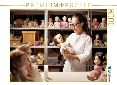 Produktbild von CALVENDO Puzzle Puppendoktorin | 1000 Teile Lege-Größe 64x48cm Foto-Puzzle für glückliche Stunden