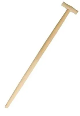 Produktbild von Spatenstiel mit T-Griff aus Buche 90 cm Spatengabelstiel