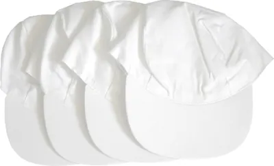 Produktbild von EDUPLAY 230-017 Basecap Schirmmützen, 100% Baumwolle, weiß (4er Pack)
