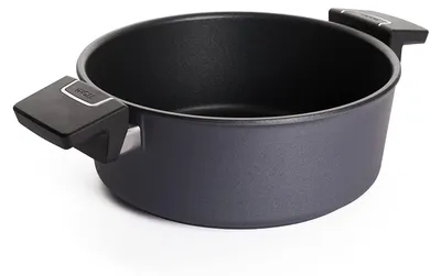 Produktbild von WOLL – Diamond Lite Kasserolle Ø 24 cm, 3,8 Liter mit 2 Seitengriffen – Antihafttopf aus Aluminiumguss, backofenfest, geeignet für Glaskeramik, Gas, Elektro & Halogen – Kasserolle – Kochtopf