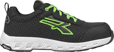 Produktbild von U-Power Mitch ESD, Unisex, Erwachsener, Sicherheits-Sneakers, Schwarz, Grün, Weiß, Schnürverschluss, Ethylen-Vinylacetat (EVA), Gummi