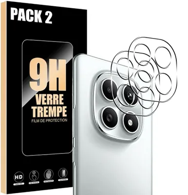 Image de Verre Trempé Caméra Arrière pour Xiaomi Redmi Note 15 4G, Protection Antichoc Rigide 9H