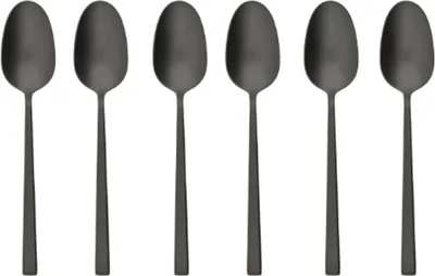 Produktbild von Sambonet Rock Antique Mokkalöffel Edelstahl/PVD 2Black Set6