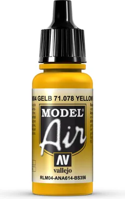Produktbild von Vallejo 71.078, 17 ml, Gelb, Matte, Flasche