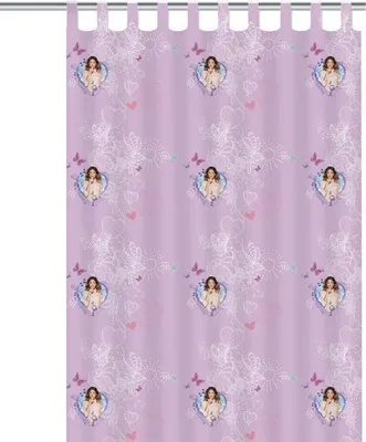 Produktbild von Violetta Vorhang Gardine lila Schlaufen